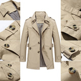 Jens | Herren Trenchcoat – Klassisch, Stilvoll & Vielseitig
