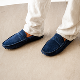 Matthew | Old Money Slip on Herren Wildleder Mokassin