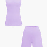 Athena | Elegantes Zweiteiler-Set mit Bustier-Top & Shorts