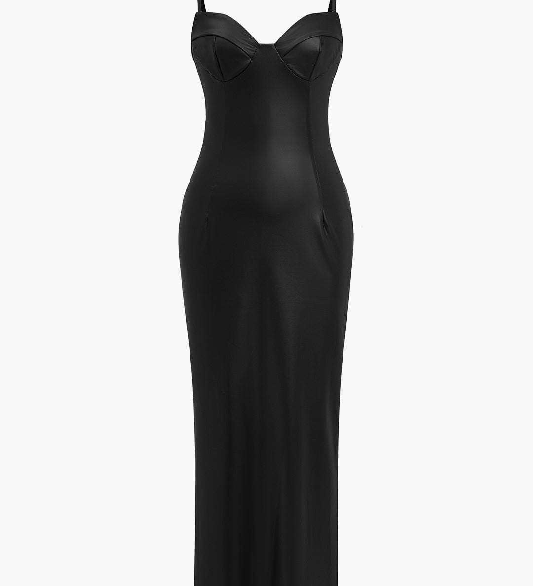 Sophia | Verführerisches Leder-Maxikleid – Sexy & Elegant