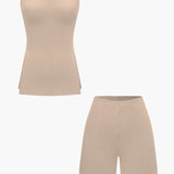 Athena | Elegantes Zweiteiler-Set mit Bustier-Top & Shorts