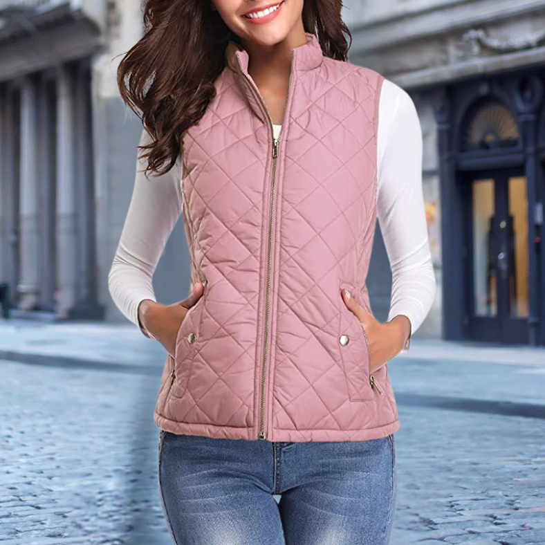 Matilda | Elegante Steppjacke mit Zipper für Damen
