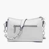 Ada | Schicke weiße Leder-Schultertasche