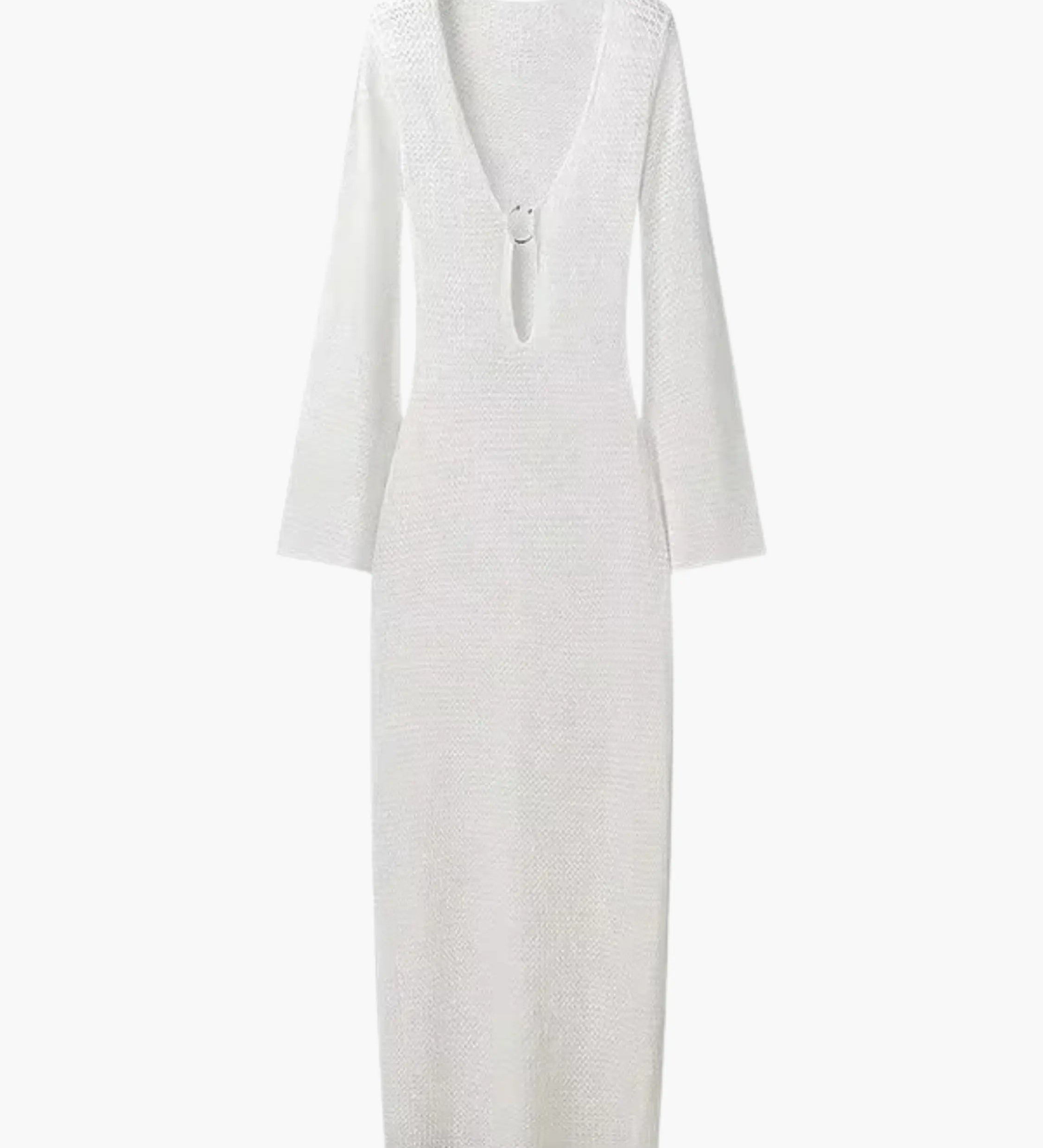 Ulrike | Lila Maxikleid aus Strick