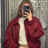 Jade | Übergroße Kontrastnaht Jacke Zendoo.de