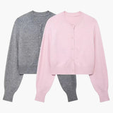 Nathalie | Gestrickte Kurzstrickjacke