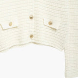 Ivonne | Texturierte Strickjacke mit Knopfleiste