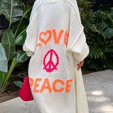 Blossom | LOVE & PEACE Strickjacke Zendoo.de