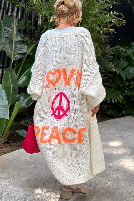 Blossom | LOVE & PEACE Strickjacke Zendoo.de