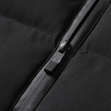 Wyatt | Schwarze Ärmellose Herren-Winter-Steppweste mit Reißverschluss