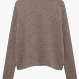 Irma | Strickjacke mit offener Vorderseite und hohem Kragen