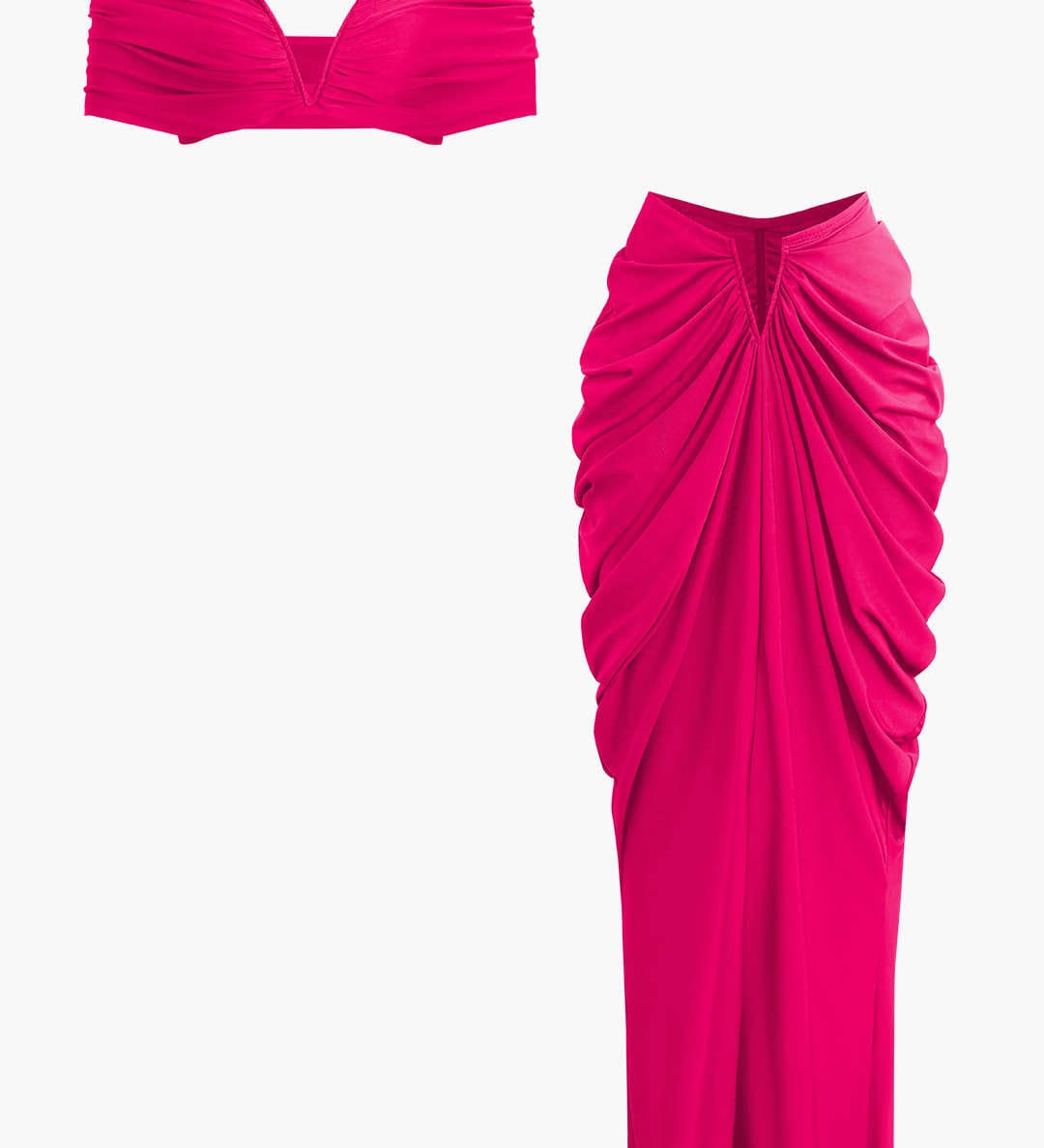 Desiree | Elegantes Off-Shoulder-Set mit Drapierung