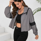 Gudula | Sportliche Windbreaker Jacke