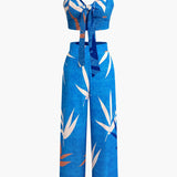 Bailey | Zweiteiler mit Knoten-Top & Bambusprint-Hose