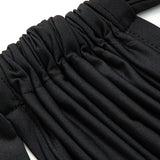 Selene | One-Shoulder Bandeau-Top & Drapierter Maxirock – Perfekt für stilvolle Auftritte