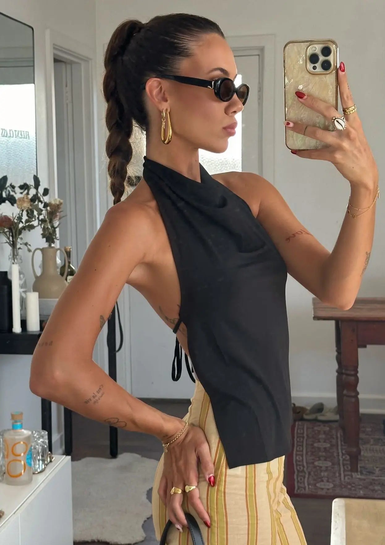 Diva | Insel-Ohrringe - Sonnengold Zendoo.de