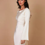 Sophie | Langärmliges Maxikleid – Fließender Schnitt für Eleganz und Komfort Zendoo.de