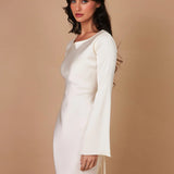 Sophie | Langärmliges Maxikleid – Fließender Schnitt für Eleganz und Komfort Zendoo.de