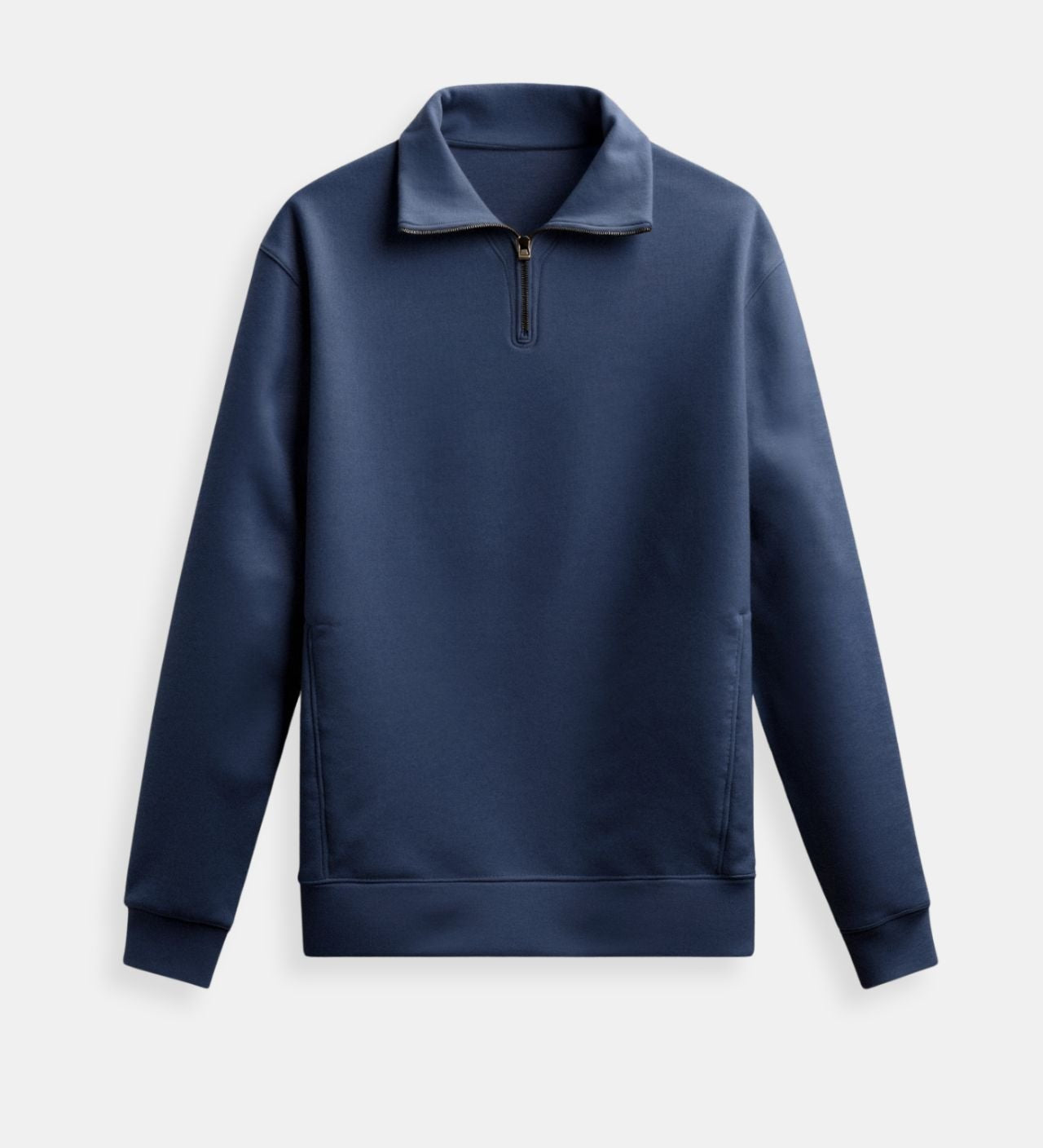 Minimalistischer Fleece-Pullover mit Reißverschluss – Wärme & Stil vereint