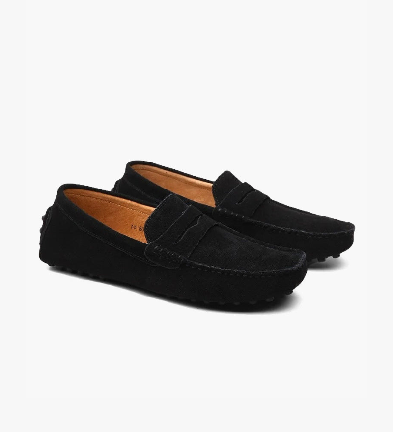 Matthew | Old Money Slip on Herren Wildleder Mokassin