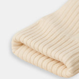 Klassischer Zopfstrickpullover mit Polokragen