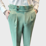 Noah | Karierte Herren Hose mit hohem Bund