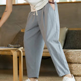 Jeremiah | Locker geschnittene Plissee-Sommerhose mit Kordelzug