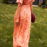 Ava™ | Elegantes Maxikleid mit V-Ausschnitt und femininer Passform