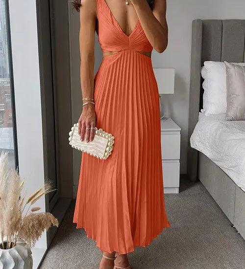 Kesley | Elegant Plissee-Kleid Zendoo.de