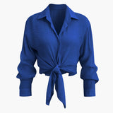 Amber | Luftiges Zweiteiler-Set mit Bluse und weiter Hose