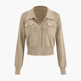 Aviana | Strick-Set mit Blazer und Rock