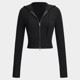 Luisa | Strick-Zweiteiler mit Kapuzenjacke & Schlaghose