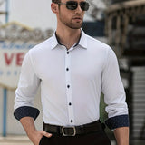 Alexander | Elegantes Businesshemd mit Kontrastdetails