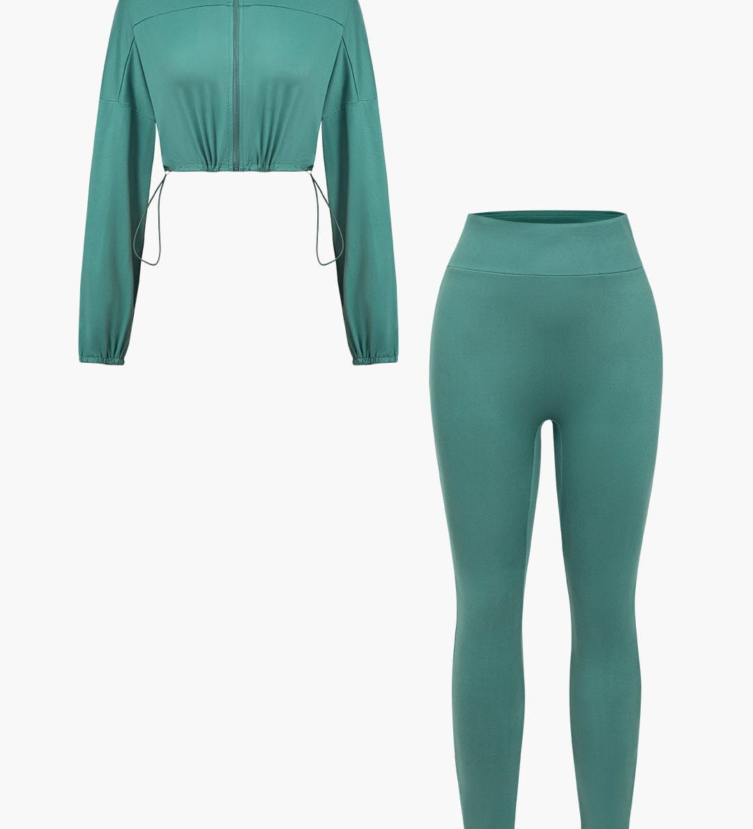 Naya | Sportliches Zweiteiler-Set mit Cropped-Jacke & Leggings