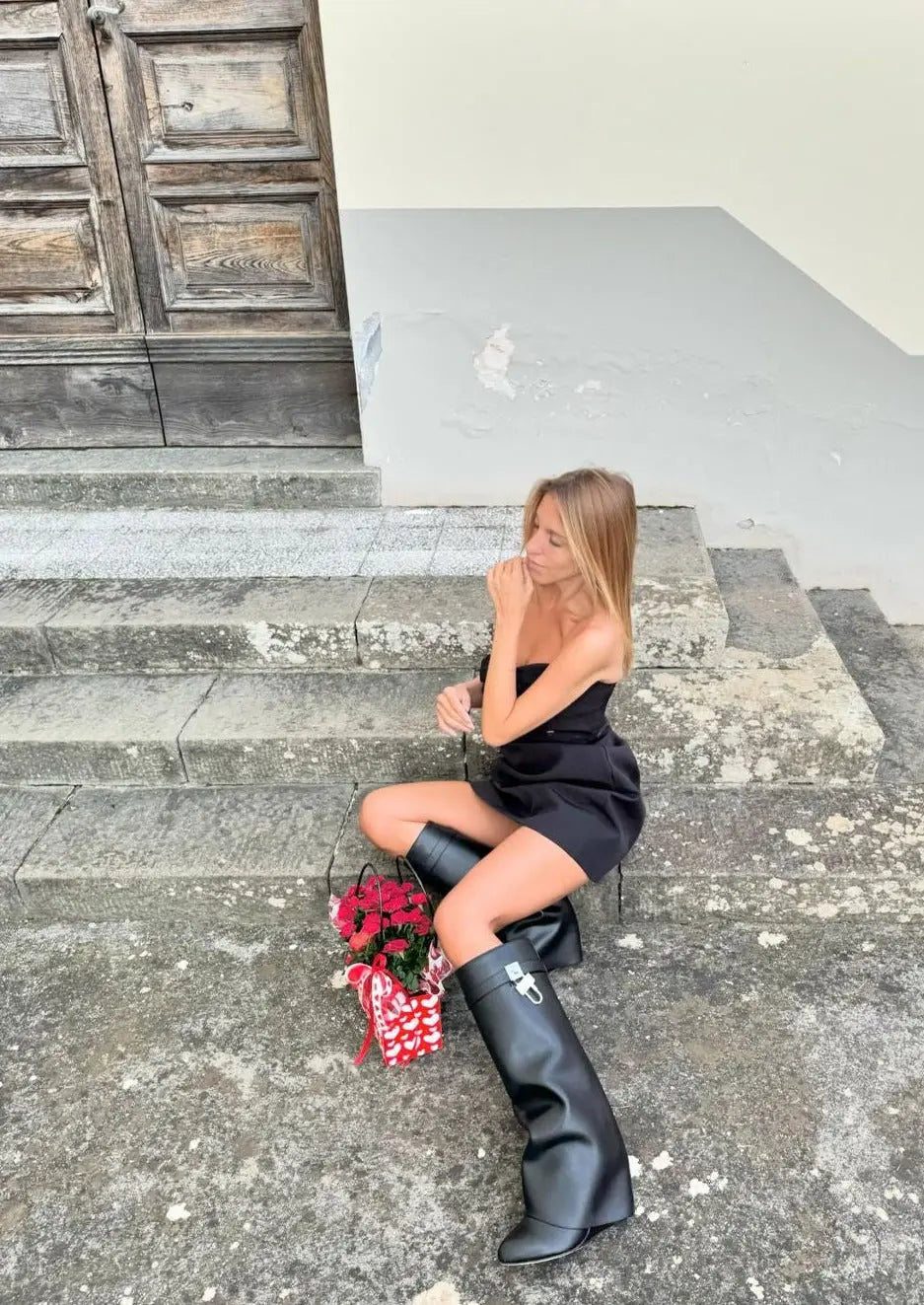 Sophie | Hochwertige Hilary-Stiefel aus Schwarzem Rindsleder – Eleganz und Qualität Zendoo.de