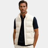 Herren-Leichtsteppweste – Minimalistische, warme Schicht