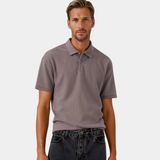 Herren-Strick-Poloshirt – Strukturierter Smart-Casual-Look
