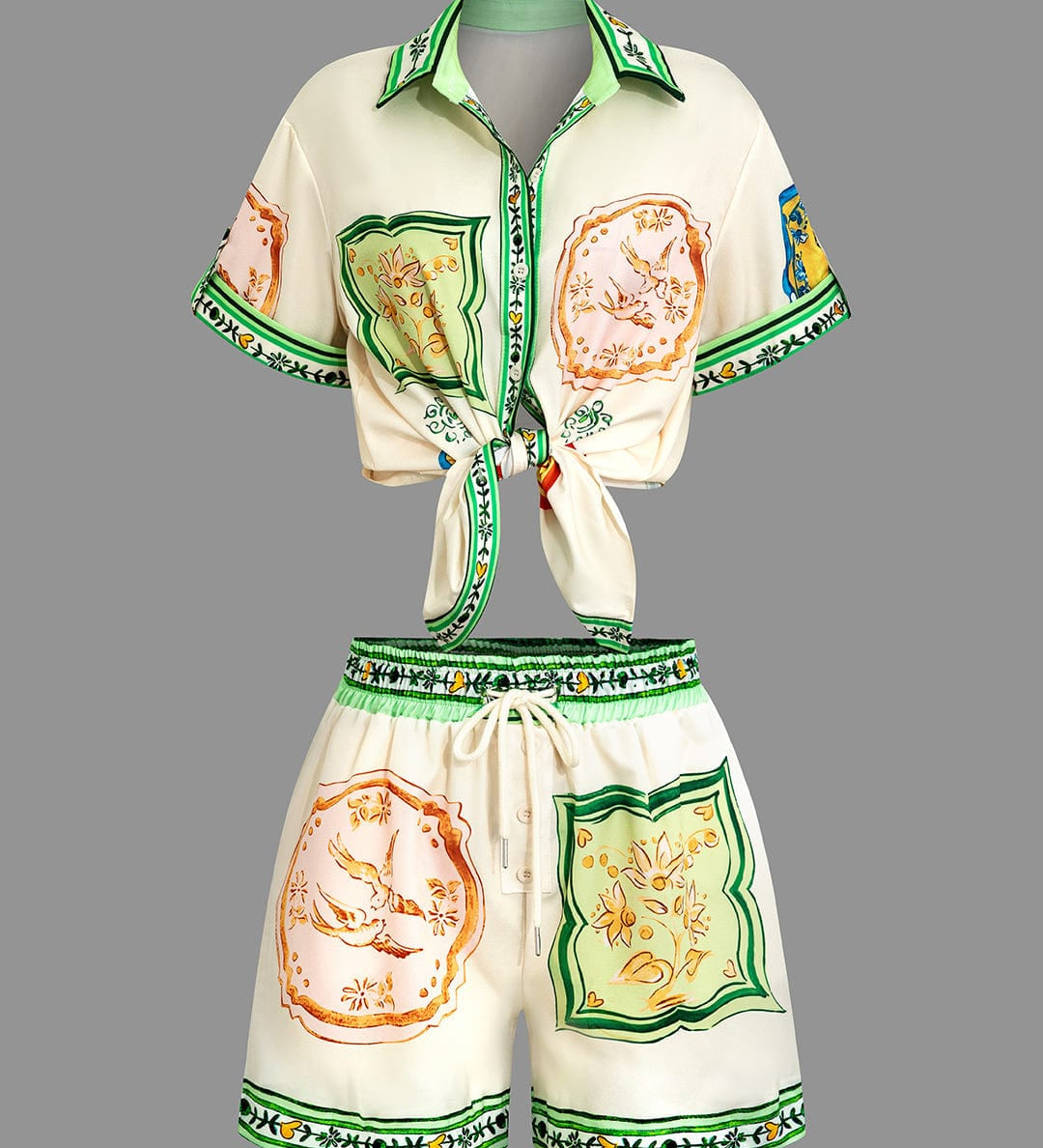 Denise | Elegantes Zweiteiler-Set mit Print-Design