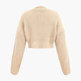 Klara | Elegantes Strick-Set mit Wickel-Oberteil & Bleistiftrock