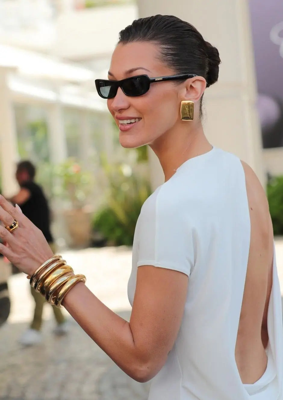 Blanca Earrings - Gold Zendoo.de