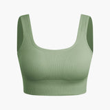 Elaine | Nahtloses Sport-Set mit Crop-Top & Yoga-Shorts