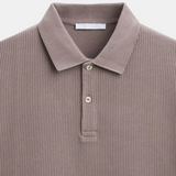 Herren-Strick-Poloshirt – Strukturierter Smart-Casual-Look