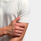 Herren-Strickshirt mit vertikaler Rippstruktur – Leichtes Oberteil für den Sommer