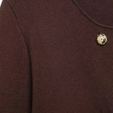 Martina | Doppelreihiger Strick-Cardigan