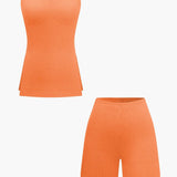 Athena | Elegantes Zweiteiler-Set mit Bustier-Top & Shorts