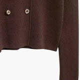 Martina | Doppelreihiger Strick-Cardigan