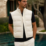 Herren-Leichtsteppweste – Minimalistische, warme Schicht