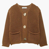 Lya | Grobstrick-Strickjacke