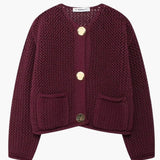 Lya | Grobstrick-Strickjacke