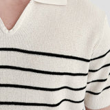 Gestreiftes Herren-Poloshirt mit kurzen Ärmeln – Zeitlos &amp; Vielseitig